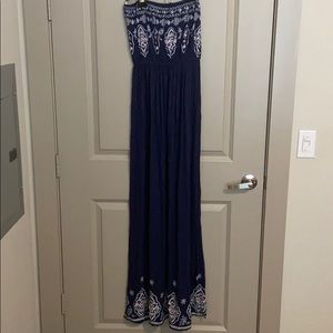 Navy Blue Maxi Dress